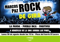 Marcos Paz Rock de Gira a beneficio de la ONG &quot;Arriba los pibes&quot;