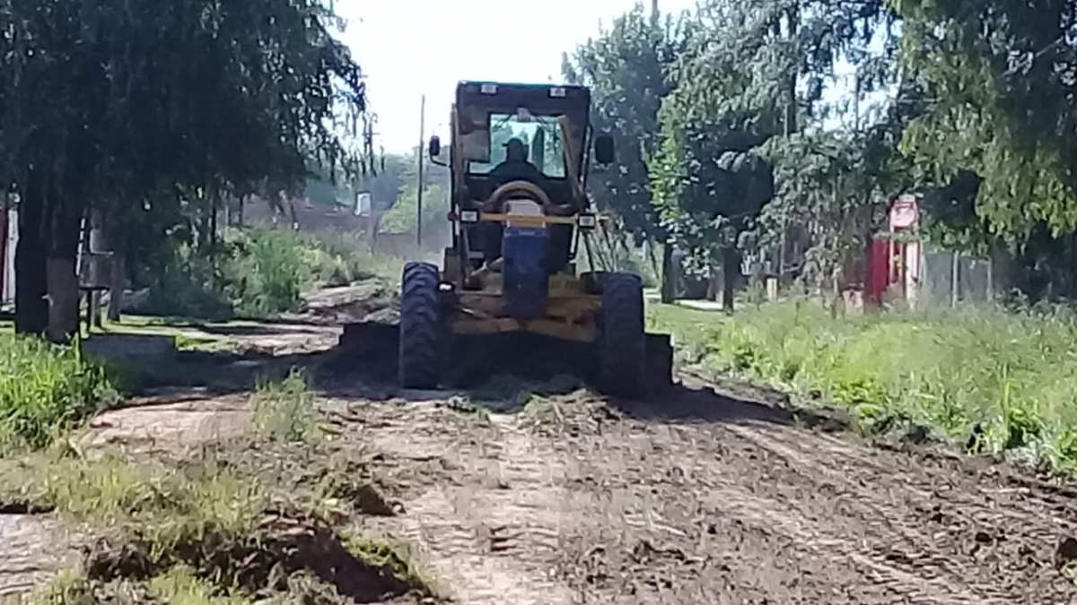 Nivelado de la calle Córdoba en El Prado