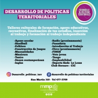 Talleres del área de Desarrollo de Políticas Territoriales