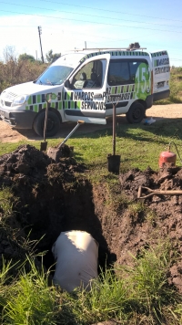 Reparación de pérdida de agua en respuesta a un reclamo vecinal