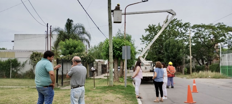 ¡Nuevas luminarias en Marcos Paz!