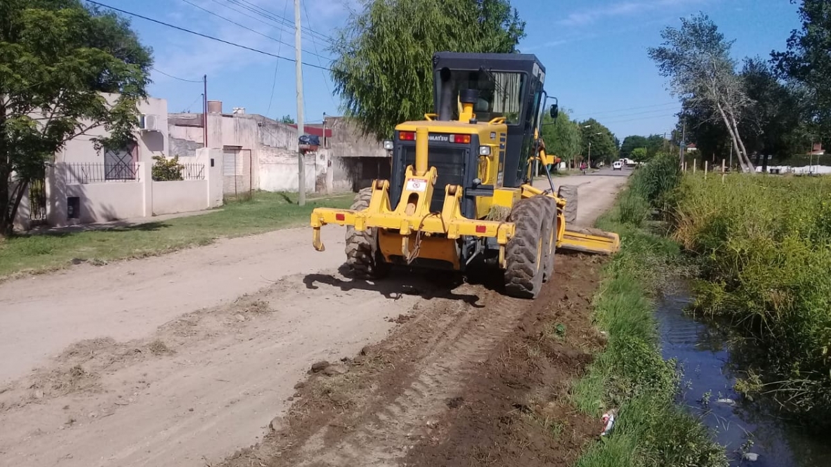 Niveado de la calle Buenos Aires en El Prado