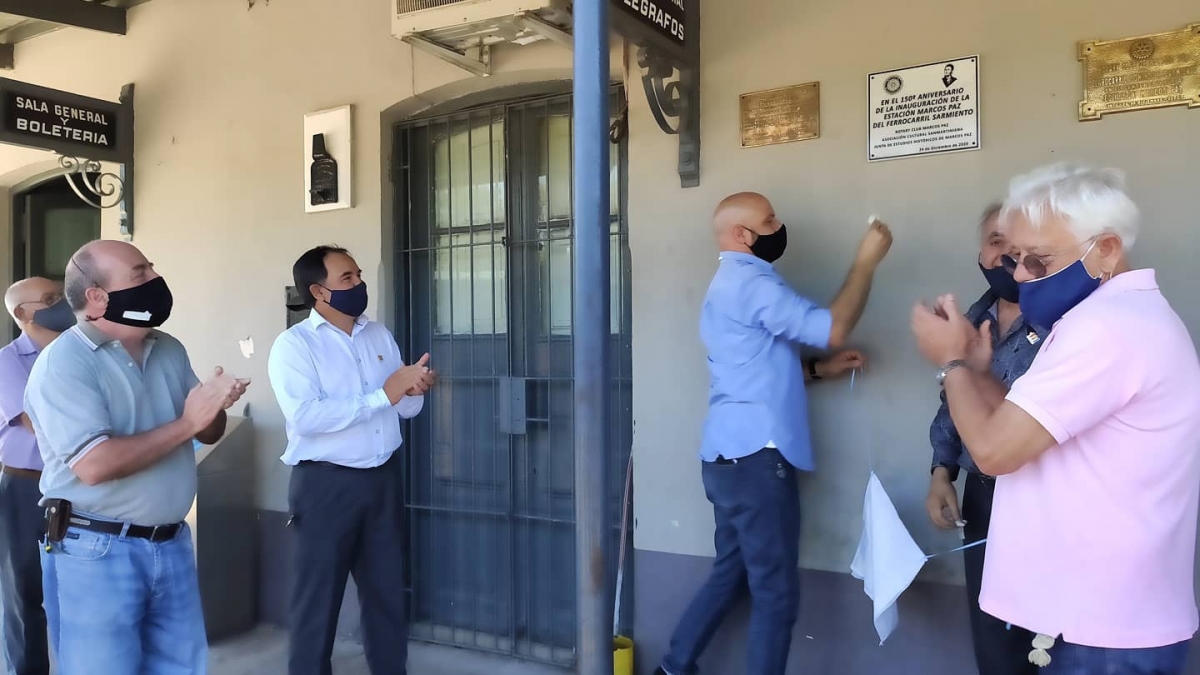 Aniversario de la inauguración de la Estación Marcos Paz del ferrocarril Sarmiento