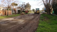 Nivelado en el barrio La Trocha