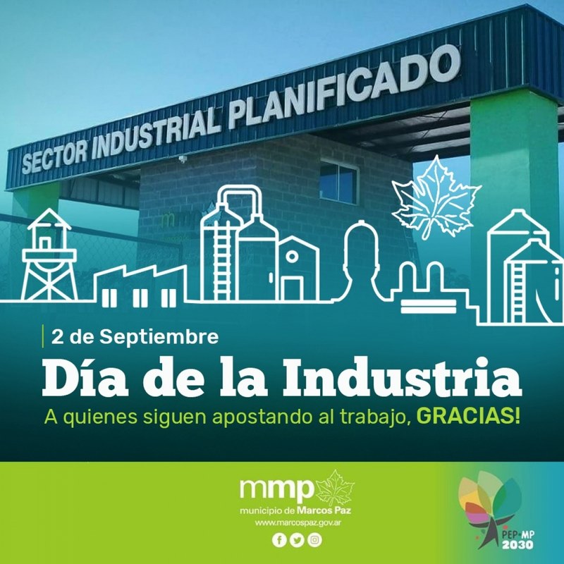 2 de septiembre: Día de la Industria.