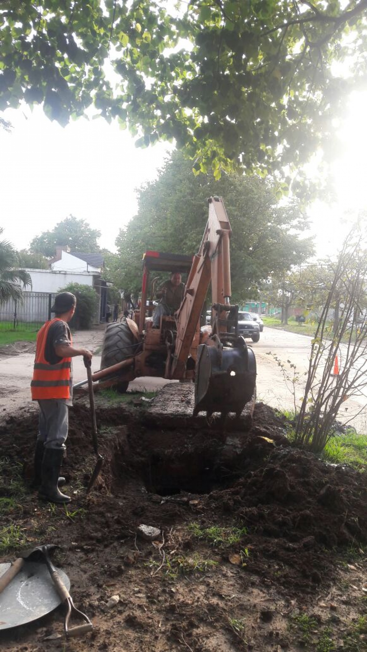 Mantenimiento pluvial en Libertad y Ramón Falcón