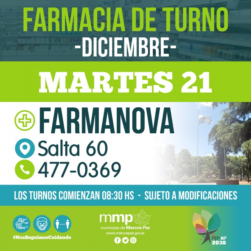 #FarmaciaDeTurno