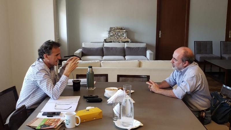 El Intendente se reunió con el Ministro de Obras y Servicios Públicos, Gabriel Katopodis