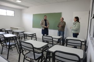 Se inauguraron dos nuevas aulas en la Escuela Técnica Nº 1