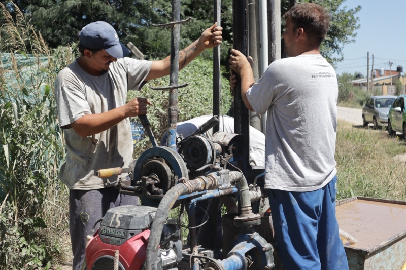 Nuevas perforaciones para mejorar el servicio de agua