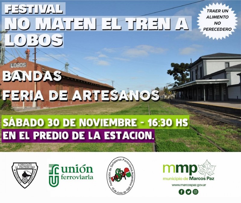 Festival “NO MATEN EL TREN A LOBOS”