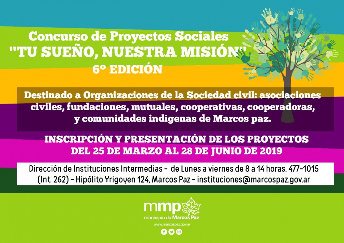 Concurso de Proyectos Sociales “Tu sueño, nuestra misión”