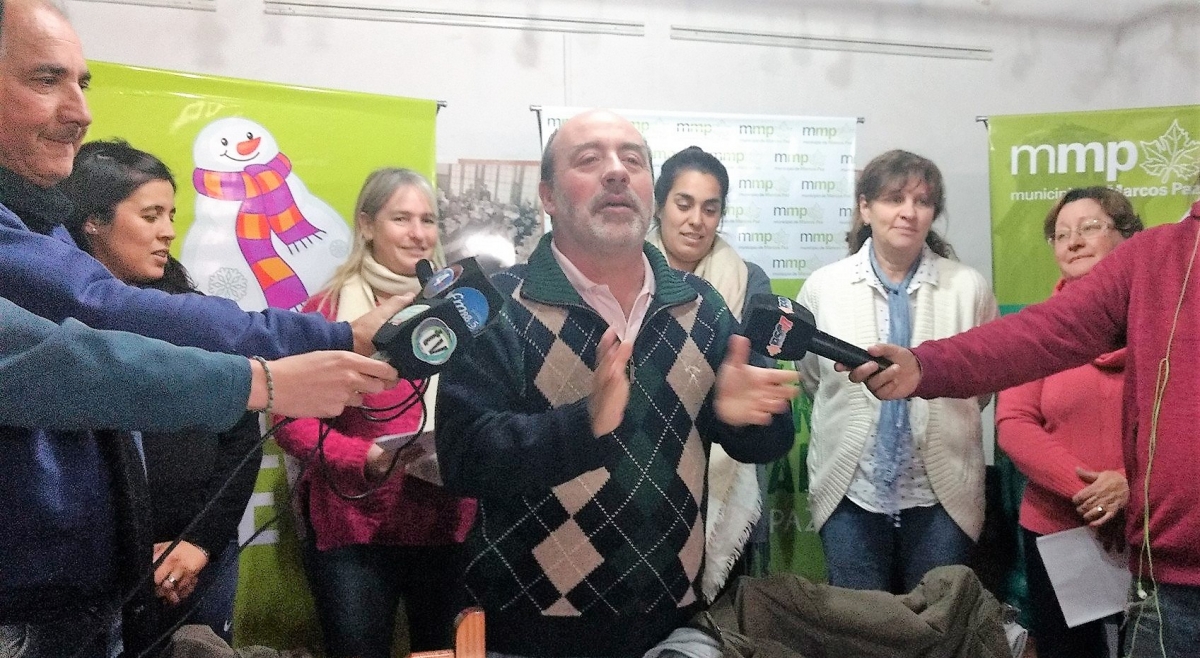 El intendente saludó a los ganadores de Marcos Paz Nieve 2018