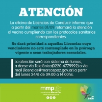 #Atención: Comunicado de la Oficina de Licencias.