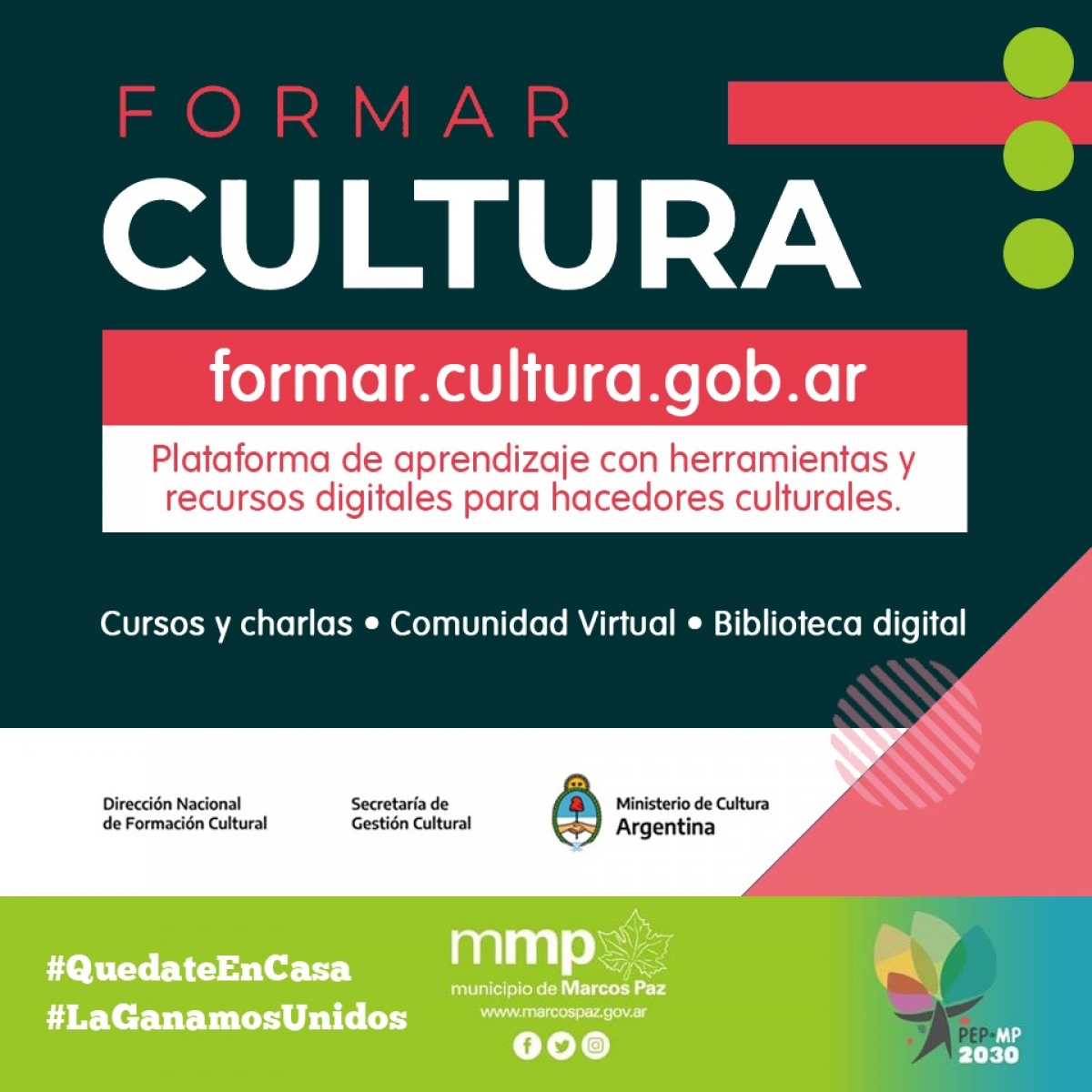 Formar Cultura: Plataforma de aprendizaje.