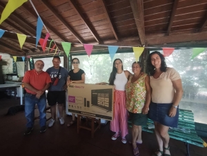 Entrega de TV al Hogar Guadalupe