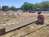 Avanza la obra de una nueva plaza en el barrio Rayito de Sol