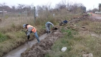 Obras en el barrio La Paz