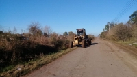 Nivelado de Rivadavia a la altura del barrio Don Rolando