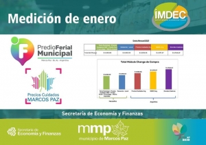 Índices de precios del mes de enero