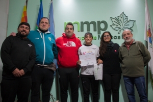 Reconocimiento a representantes de Marcos Paz en LaLiga Camps