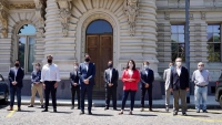 Reunión con el Ministro Nicolás Trotta y su equipo para analizar el retorno a clases presenciales de manera cuidada.