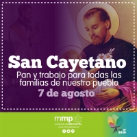 7 de agosto: Día de San Cayetano.