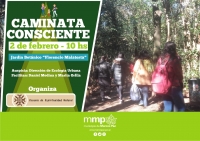 Sábado 2 de febrero, CAMINATA CONSCIENTE en el Jardín Botánico Municipal