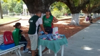 La mesa preventiva de salud se ubicó en la Plaza San Martín