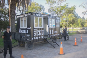 Puesto Móvil de Seguridad en el Paseo de la Estación