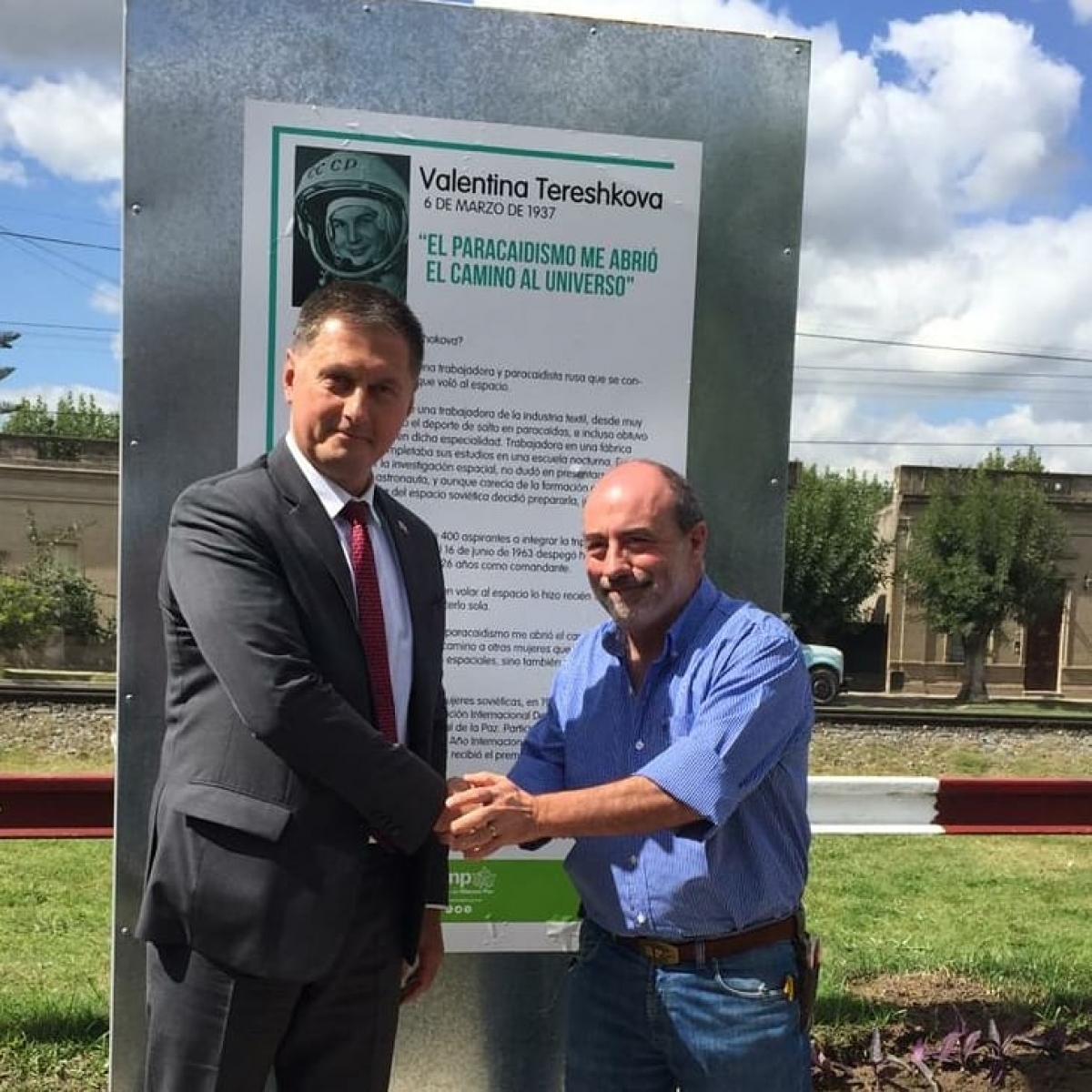 Homenaje a la primera mujer que viajó al espacio