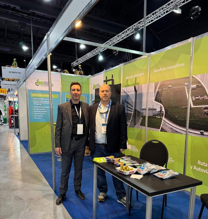 Marcos Paz presente en la feria Somos Industria
