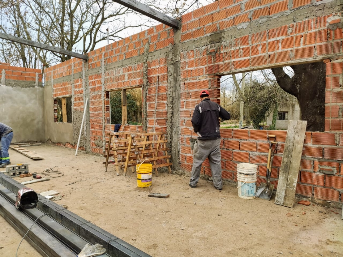 Avanza la obra de ampliación del Jardín N°909 de Torchiaro