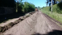 Obras y Servicios, nivelado de calles en barrio Güemes