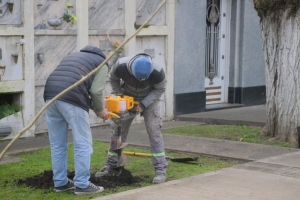 Trabajos de puesta en valor en el Cementerio Municipal