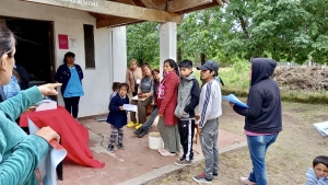 Posta sanitaria en el barrio Torchiaro