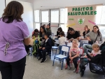 Nueva jornada del programa Pasitos Saludables en el Jardín Maternal del barrio Santa Maria