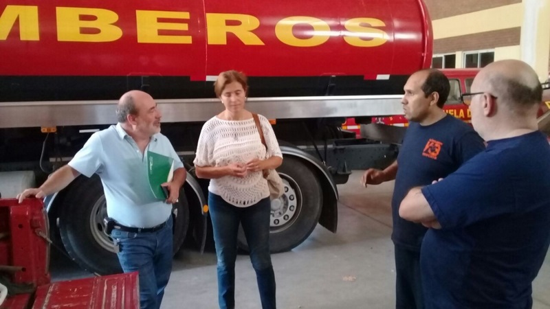 El intendente entregó una ayuda económica a los Bomberos Voluntarios