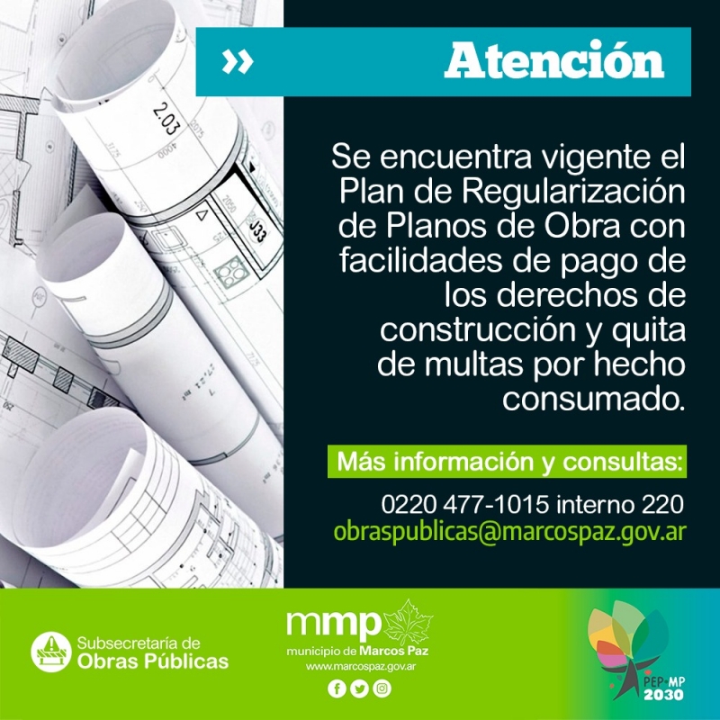 Plan de Regularización de Planos de Obra