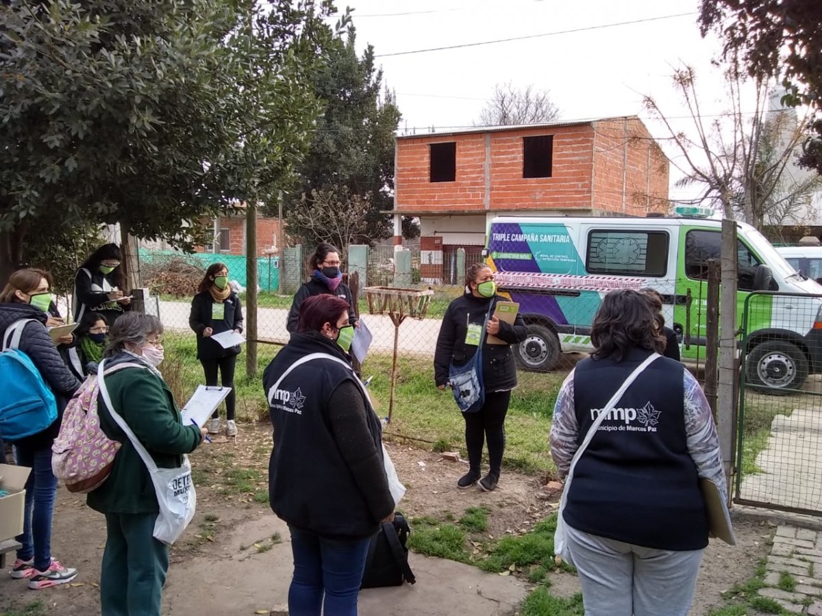 Programa de Detectar Municipal en el barrio La Loma, segunda etapa.