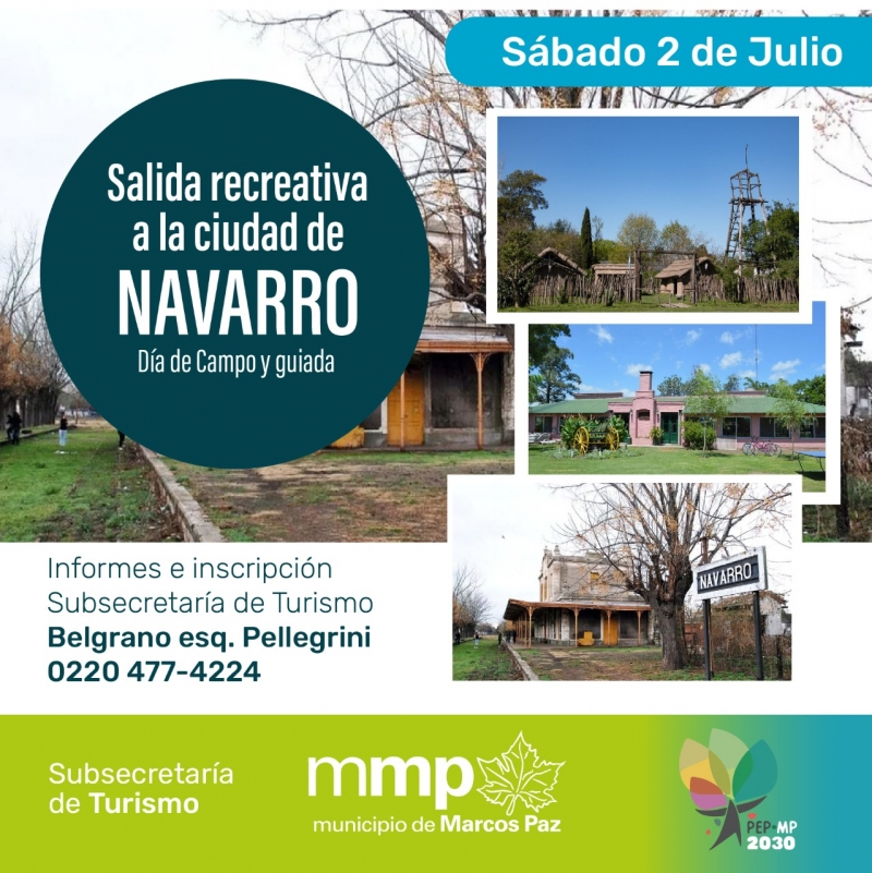 Salida recreativa a la ciudad de Navarro