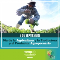 8 de septiembre: Día de la Agricultura y de la Productora y el Productor Agropecuario.