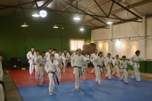 Entrega de certificados de Taekwondo