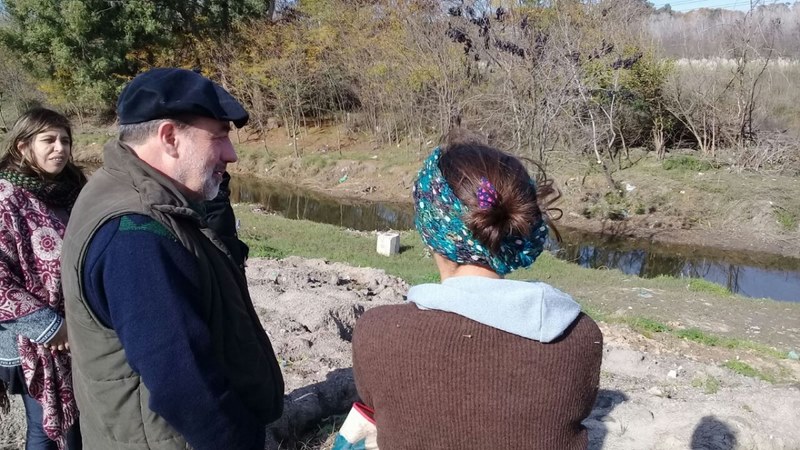 El intendente visitó el Ecopunto y el predio del ex basural