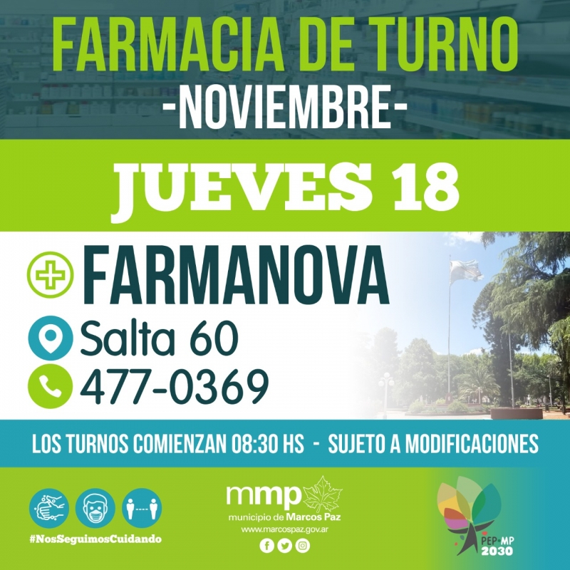 #FarmaciaDeTurno