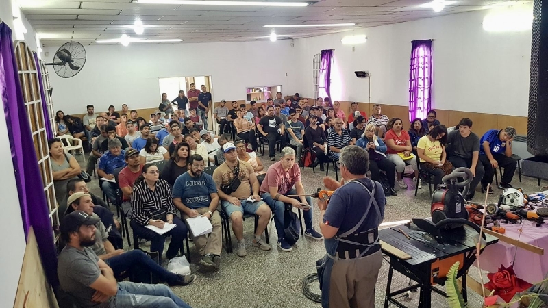 Continúan los cursos en Marcos Paz