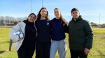Entrega de apoyo econ&oacute;mico a las hermanas Murphy para disputar los Juegos Panamericanos