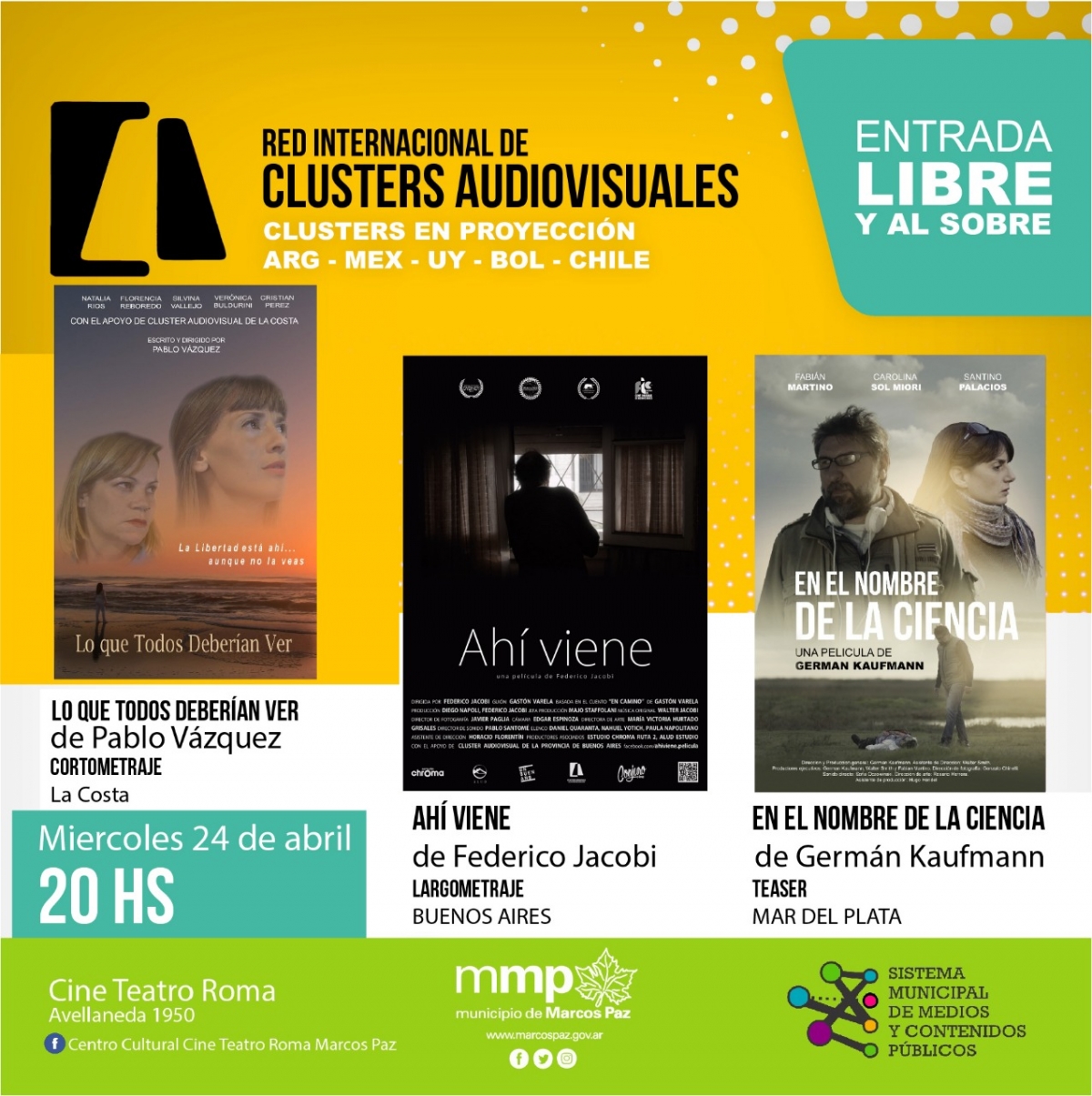 Proyección de la Red Internacional de Clusters Audiovisuales