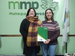 Entrega de apoyo económico al CFP Nº402