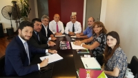 Reunión con el equipo de cancillería